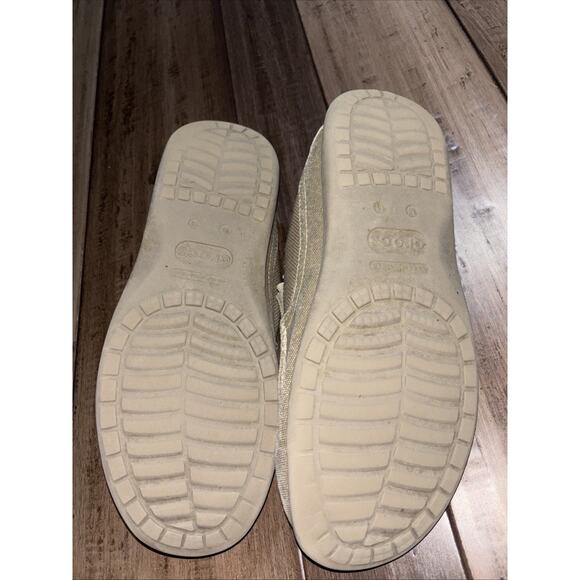 Crocs Santa Cruz Canvas Triple Comfort Luxe Slip On Loafers 202056 men’s size 11 - Picture 2 of 6